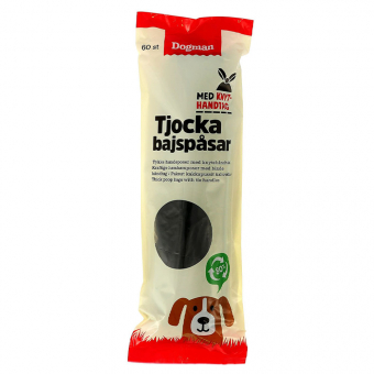 Sacs à déchets avec poignée 60pcs Noir