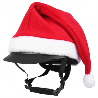 Housse de casque Bonnet de Père Noël Rouge/Blanc