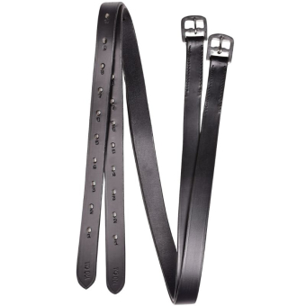 Étrivières Basic Leather Noir