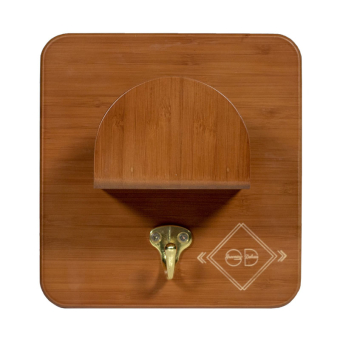 Porte-bridon Single Marron