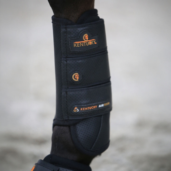 Guêtres ouvertes Eventing Air Tech Front Noir