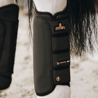Guêtres ouvertes Eventing Air Tech Hind Marron