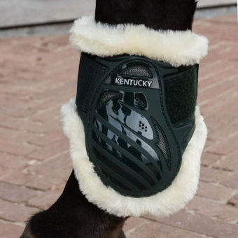 Protège-boulets Young Vegan Sheepskin Vert Foncé