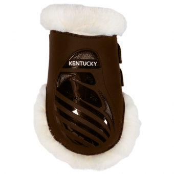 Protège-boulets Elastic Vegan Sheepskin Marron