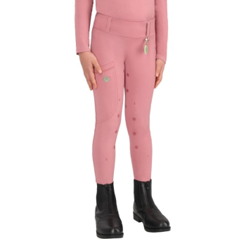 Collant d'équitation Enfant/Junior Lucky Start Full Grip Rose