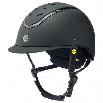 Casque d'équitation MIPS Kylo Mat Noir/Noir