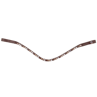 Frontal Glam X-Line Marron/Or/Argent