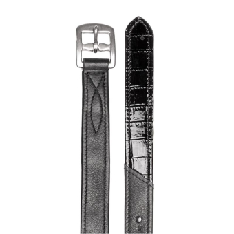 Étrivières Croco X-Line Noir