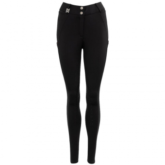 Pantalon d'Équitation Prime Silicone Full Grip Noir