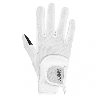 Gants d'équitation Technical Mesh Blanc
