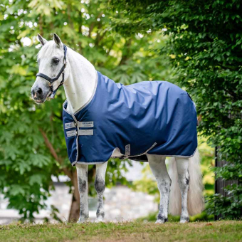 Couverture imperméable Amigo Ripstop 900D Fleece Lined 50g Bleu marine/Gris