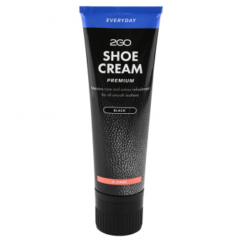 Crème pigmentée premium pour chaussures Noir 80ml