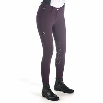 Pantalon d'équitation Jumping EJ Rouge vineux