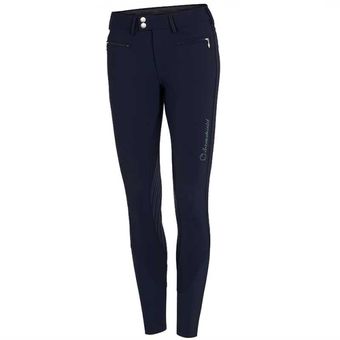 Pantalon d'équitation Bleu Marinee avec genouillères