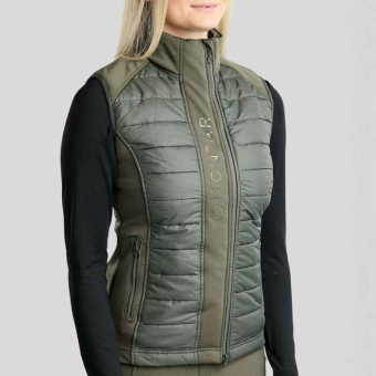 Gilet hybride Emma Softshell Forest Green