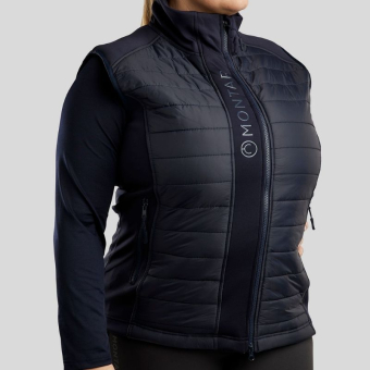 Gilet hybride Emma Softshell Curve Bleu Marine
