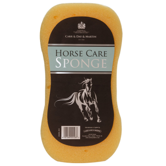 Éponge de lavage Horse Care Jaune