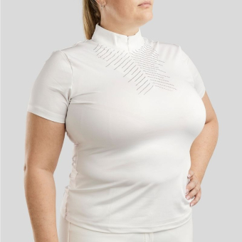 Haut de concours Bling Curve Blanc