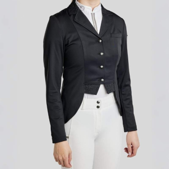 Frac de dressage court Softshell Noir