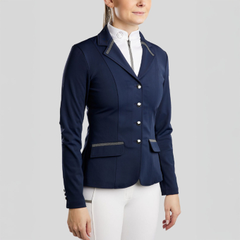 Veste de concours MoGloria Softshell Caviar Tape Bleu Marine