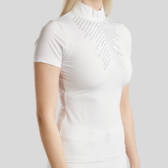 Haut de concours Bling Blanc