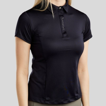 Polo d'équitation Clubwear Bleu Marine