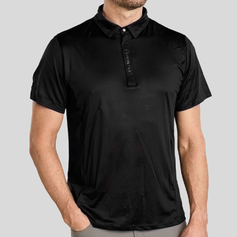 Polo d'équitation homme Clubwear Noir