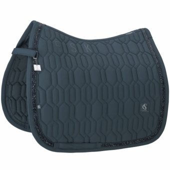 Tapis de selle dressage Softshell Jewel Classic Sports Vert