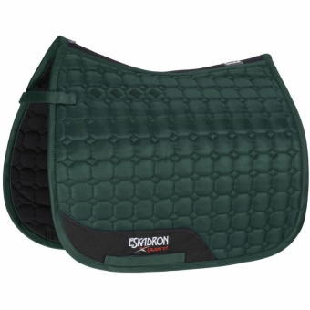 Tapis de selle dressage Glossy Compact Vert