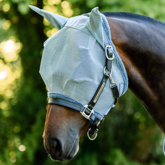 Bonnet anti-mouches Amigo Bleu clair/Bleu/Argent