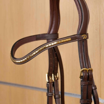 Frontaux V-form Brass Clincher Dyon Collection Marron