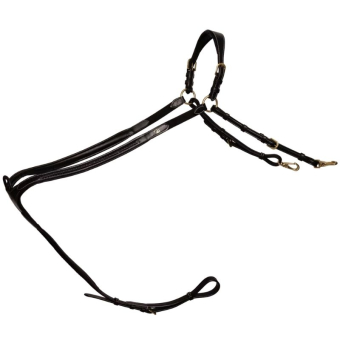 Collier de chasse Plaited Dyon Collection Noir
