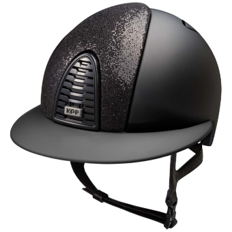 Casque d'équitation Cromo 2.0 Matt Polo Inserto Glitter Noir