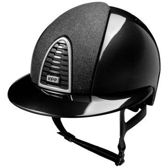 Casque d'équitation Cromo 2.0 Shine Polo Inserto Star Noir