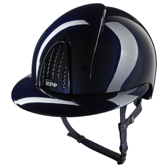 Casque d'équitation Smart Nova Metal Polish Polo Bleu Marine