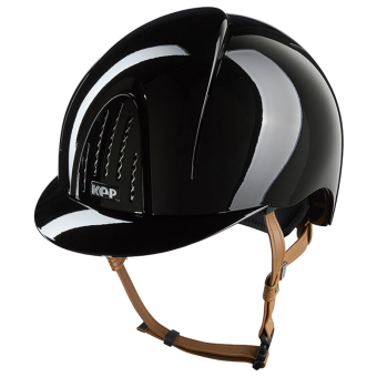 Casque d'équitation Smart Nova Metal Polish Beige Strap Noir