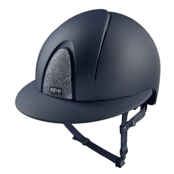 Casque d'équitation Smart Nova Matt Polo Star Bleu marine/Argent