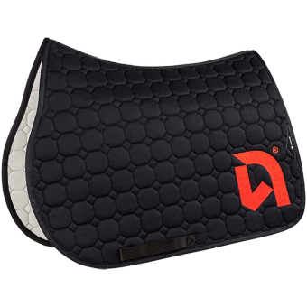 Tapis de selle Octagon Team Equinest Noir/Rouge