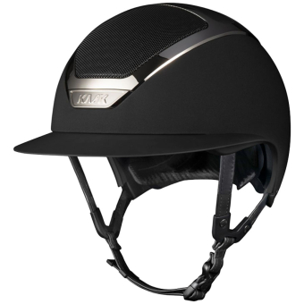 Casque d'équitation Star Lady Chrome Noir/Argent
