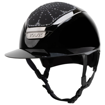Casque d'équitation Star Lady Pure Shine Riviera Noir/Graphite