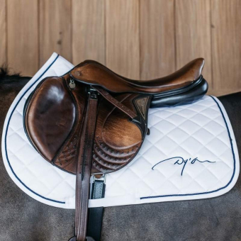 Tapis de selle Diamond Blanc