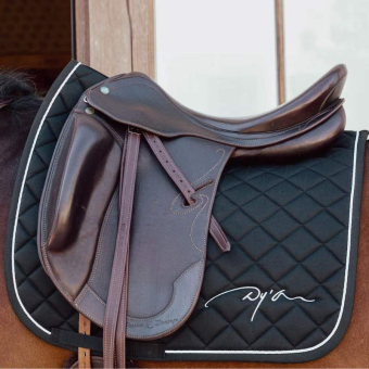 Tapis de selle dressage Diamond Noir