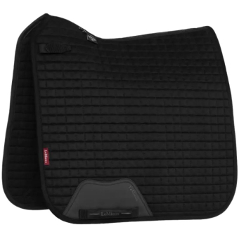 Tapis de selle dressage Suede Square Noir