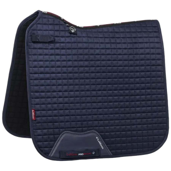 Tapis de selle dressage Suede Square Bleu Marine