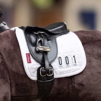Tapis de selle dressage Toy Pony Blanc