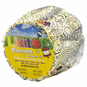 Recharge de Bloc Lécheur Banane avec Trou 650 g