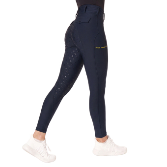 Legging d'équitation Classic Full Grip Bleu Marine