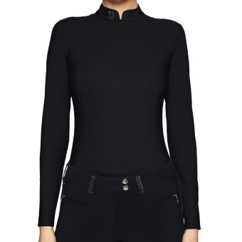 T-shirt fonctionnel Bella Long Sleeves Noir