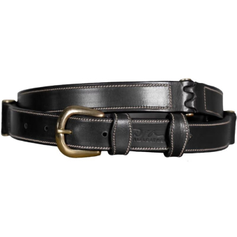 Ceinture Flat Leather Noir