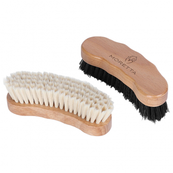 Brosse à Chaussures Set 2-Pack Noir/Naturel
